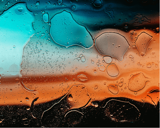 Abstract liquid droplet textures representing inventory data flow